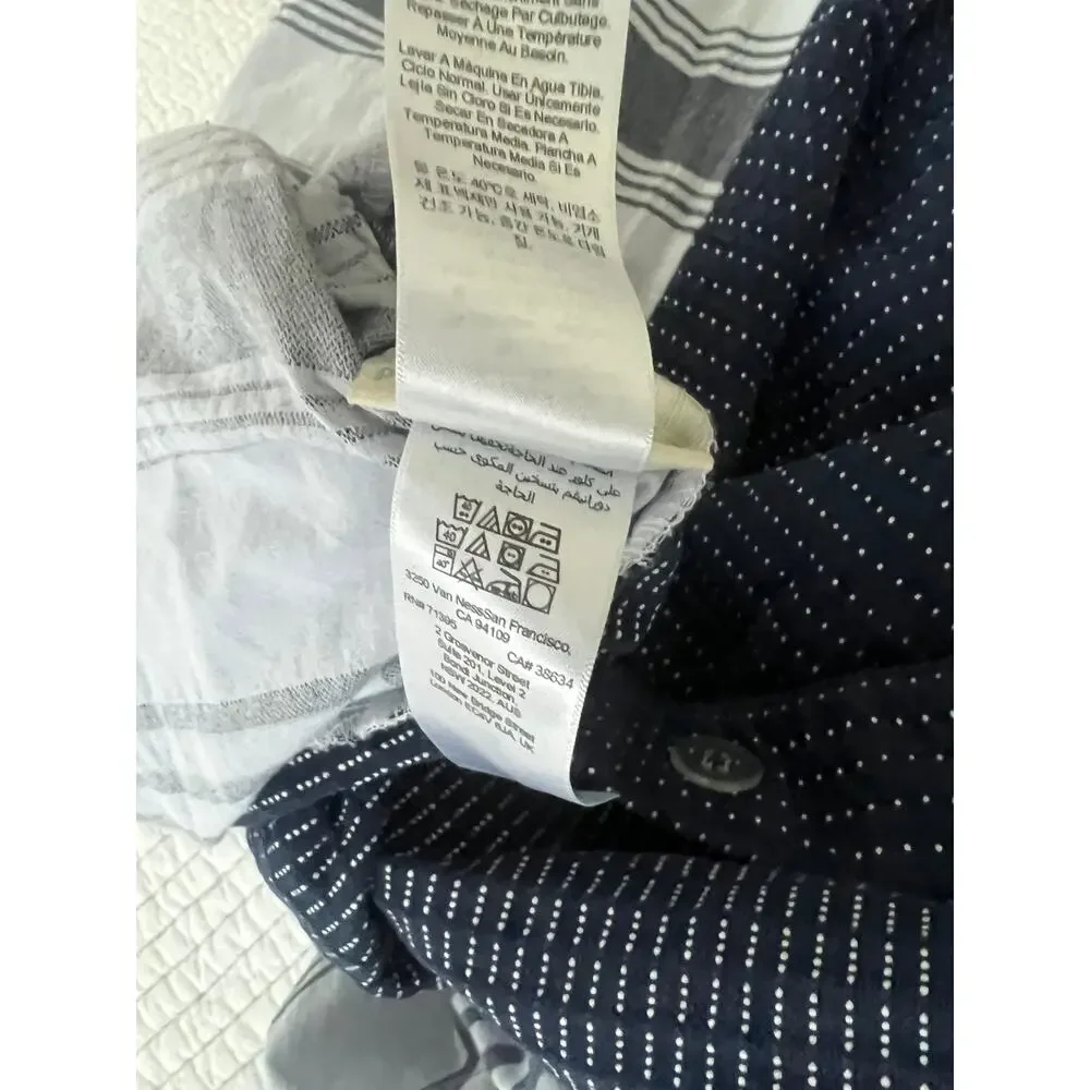 Pottery Barn Kids matelasse duvet cover navy blue white striped twin bedding